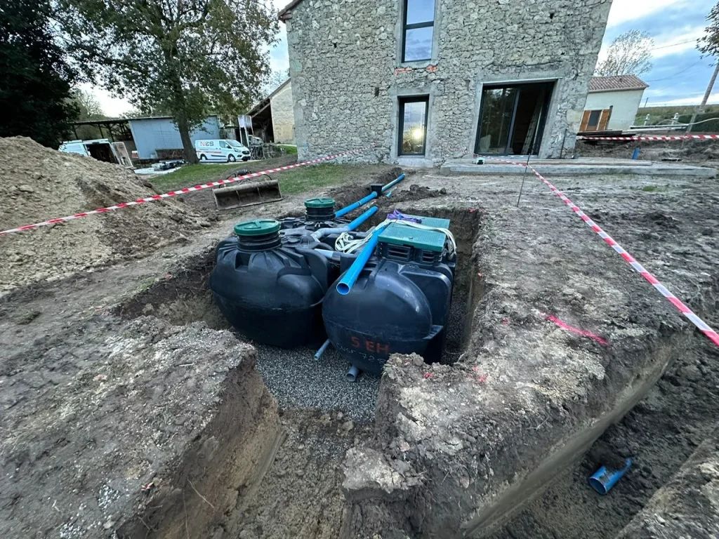 Assainissement évacuation et le traitement des eaux usées NCS Travaux Publics