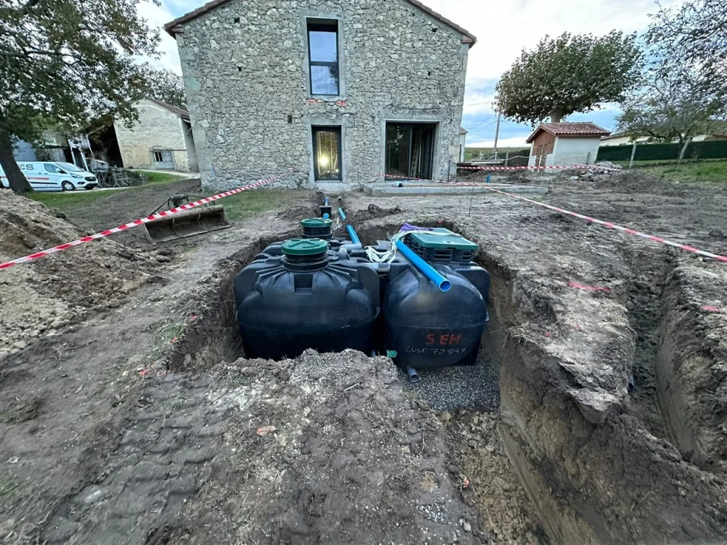 Assainissement évacuation et le traitement des eaux usées NCS Travaux Publics